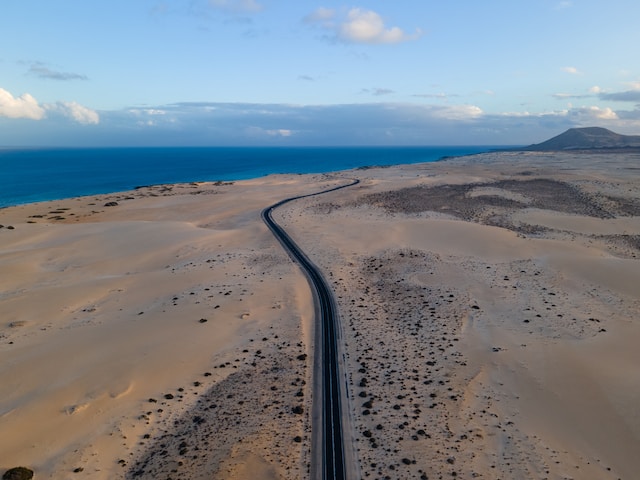 carretera fuerteventura dunas