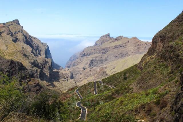 carretera rutas por tenerife