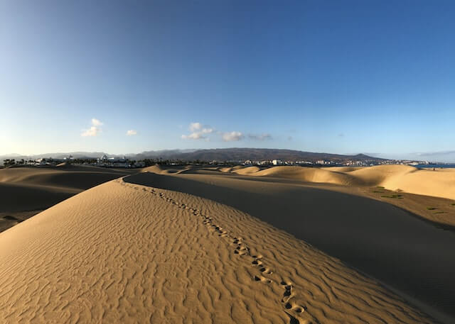 rutas en coche por gran canaria dunas